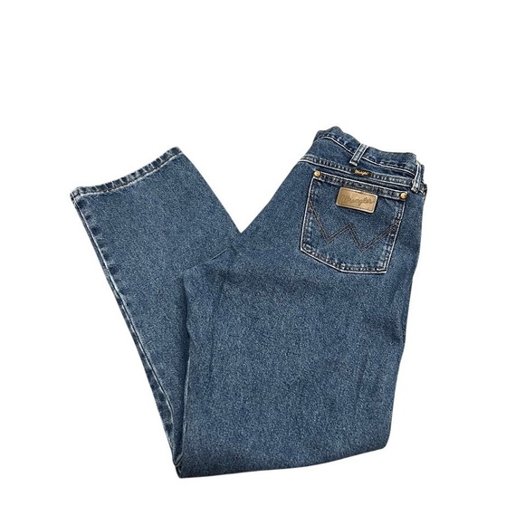 Wrangler Other - Wrangler 1013MWZGK Men's Blue Denim Jeans 38X30 Straight Leg Cotton‎